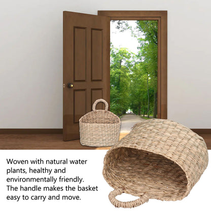 Hanging Basket Seagrass Woven Wall Hanging Storage Basket Organizer for Home Garden Decoration V1294-YM0523-3117210196511