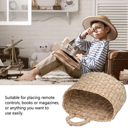 Hanging Basket Seagrass Woven Wall Hanging Storage Basket Organizer for Home Garden Decoration V1294-YM0523-3117210196511