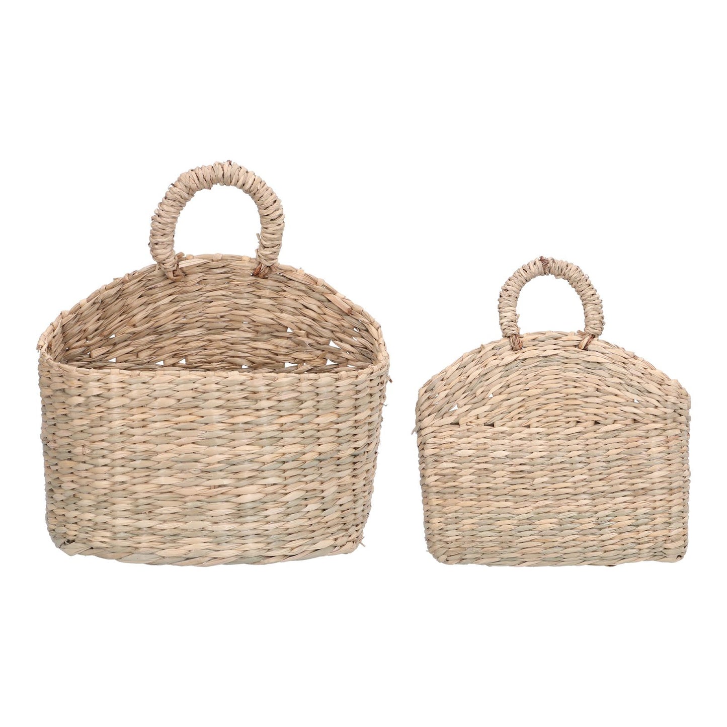 Hanging Basket Seagrass Woven Wall Hanging Storage Basket Organizer for Home Garden Decoration V1294-YM0523-3117210196511