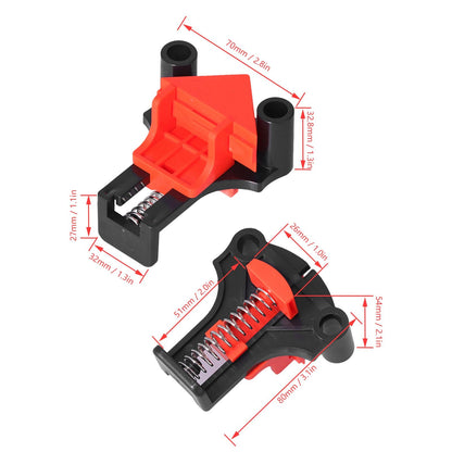 Angle Clamps ABS Size Adjustable Picture Frame Fixer Corner Clip Woodworking Tools V1294-YM0523-3117210197211