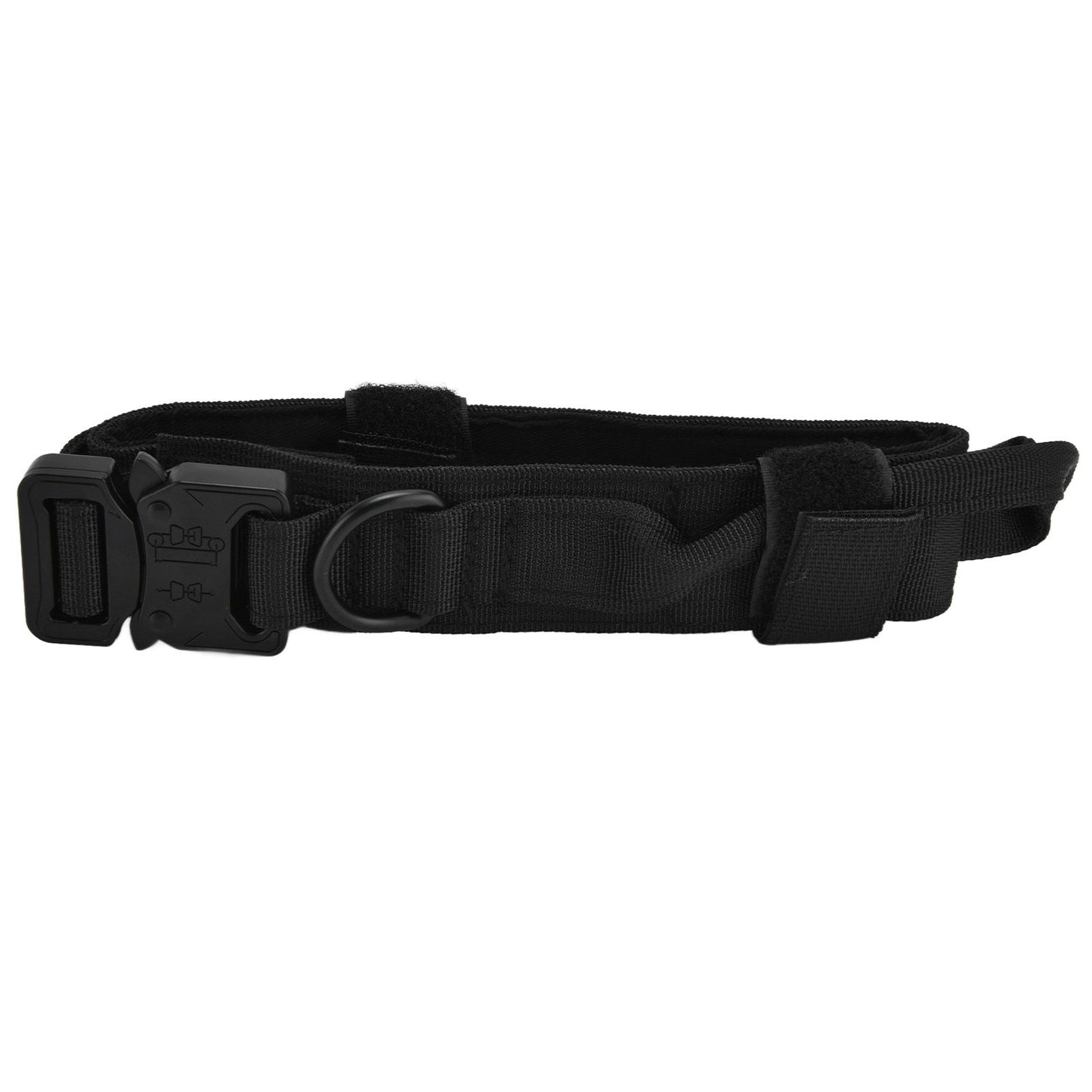 Traction Dog Collar with Buckle Nylon Iron Training Hunting Collar Pet Accessory for OutdoorBlack XL V1294-YM0523-3117210197413