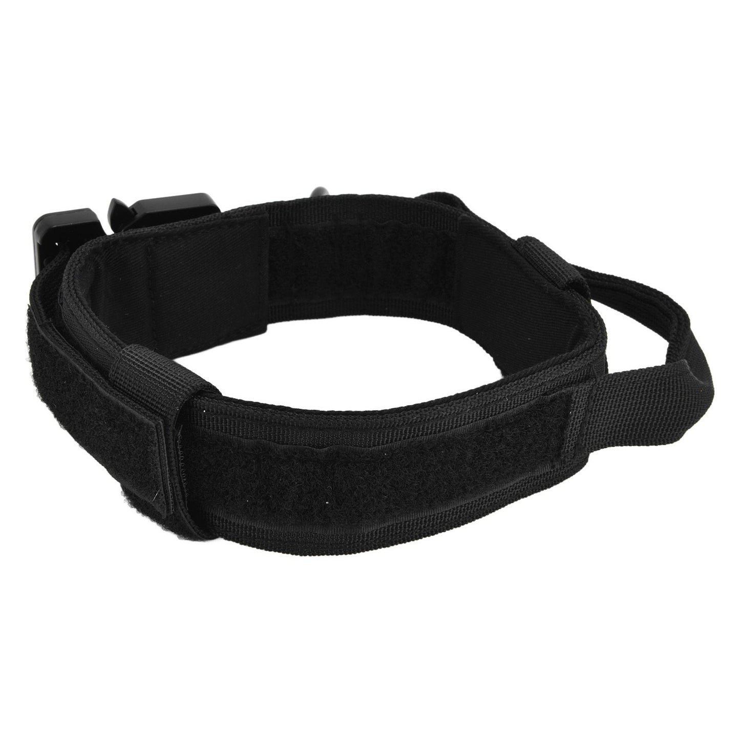 Traction Dog Collar with Buckle Nylon Iron Training Hunting Collar Pet Accessory for OutdoorBlack XL V1294-YM0523-3117210197413