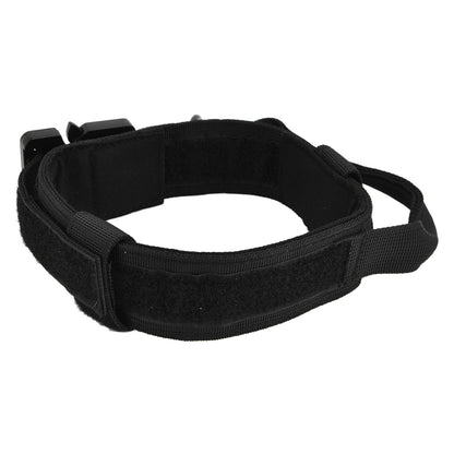 Traction Dog Collar with Buckle Nylon Iron Training Hunting Collar Pet Accessory for OutdoorBlack XL V1294-YM0523-3117210197413