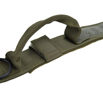Traction Dog Collar with Buckle Nylon Iron Training Hunting Collar Pet Accessory for OutdoorGreen M V1294-YM0523-3117210197414
