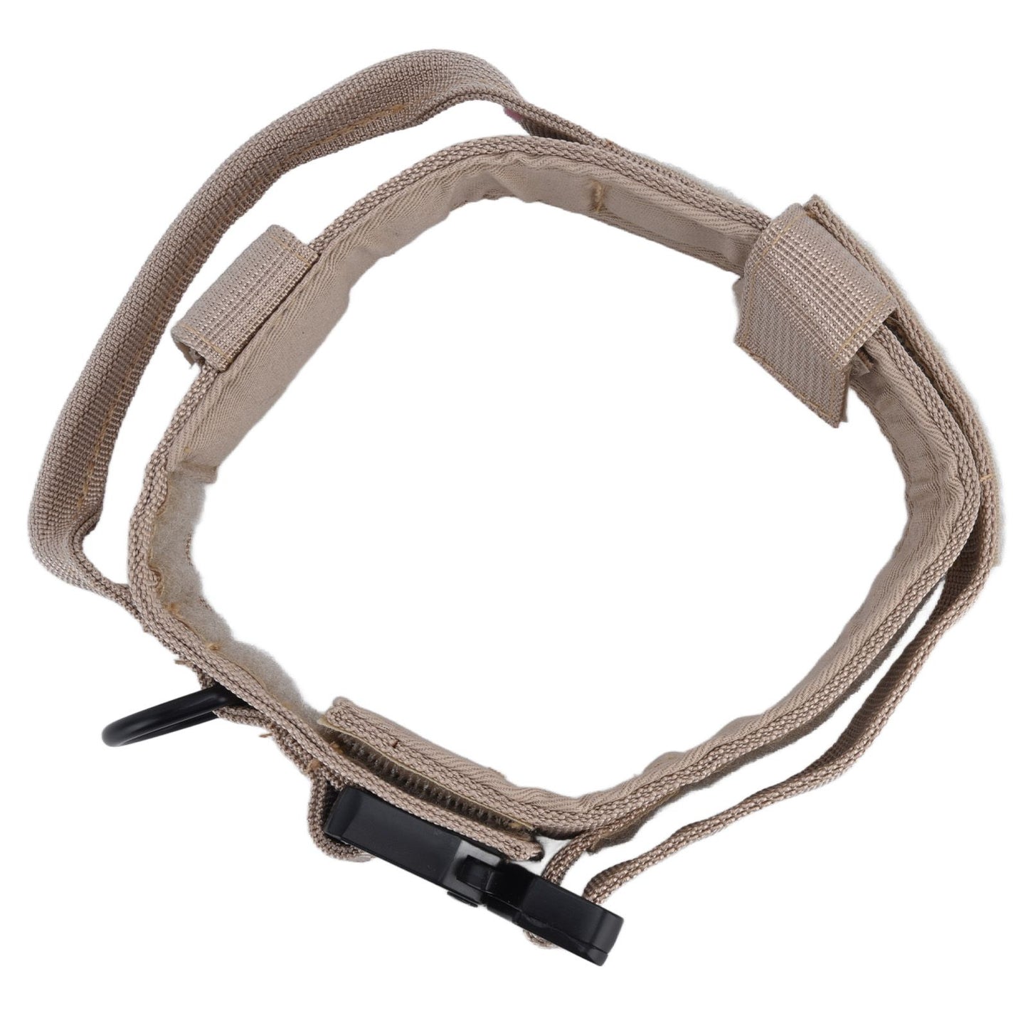 Traction Dog Collar with Buckle Nylon Iron Training Hunting Collar Pet Accessory for OutdoorKhaki XL V1294-YM0523-3117210197419