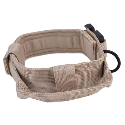 Traction Dog Collar with Buckle Nylon Iron Training Hunting Collar Pet Accessory for OutdoorKhaki XL V1294-YM0523-3117210197419