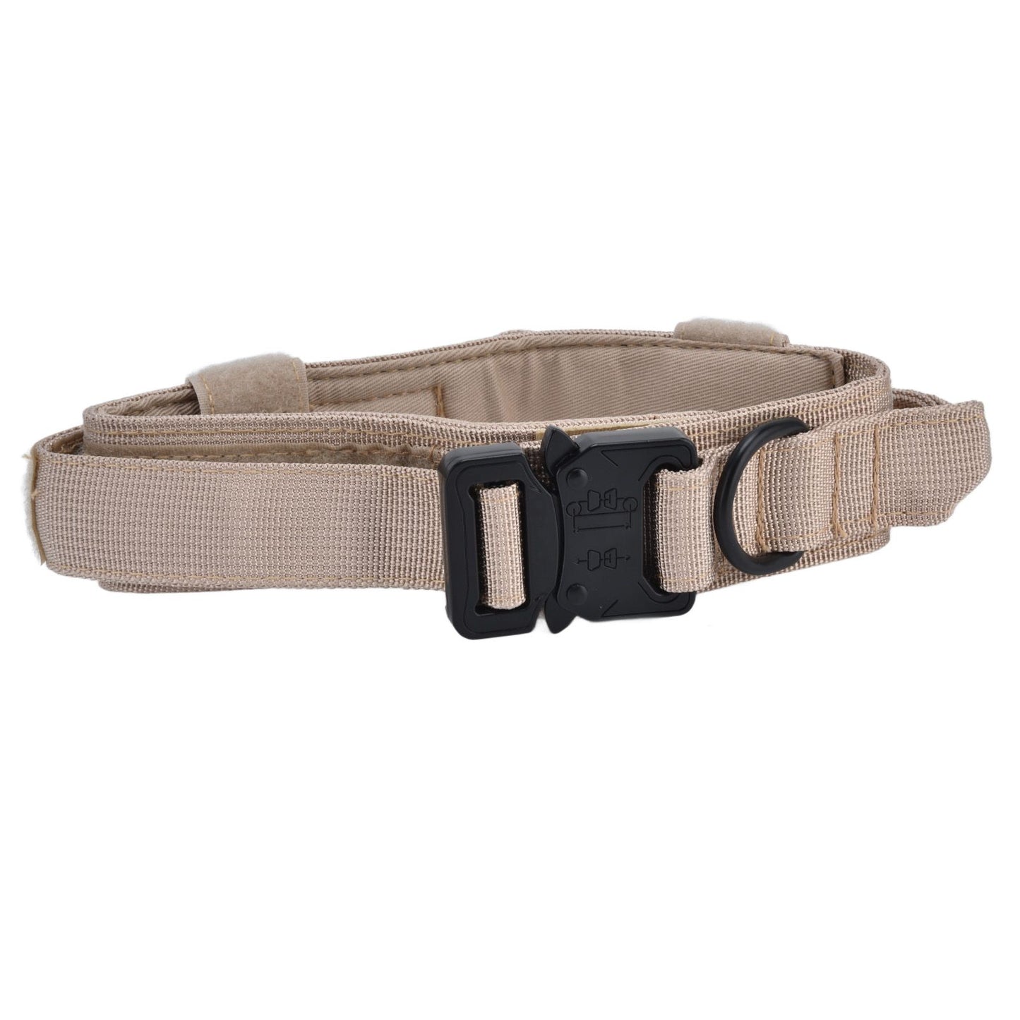 Traction Dog Collar with Buckle Nylon Iron Training Hunting Collar Pet Accessory for OutdoorKhaki XL V1294-YM0523-3117210197419