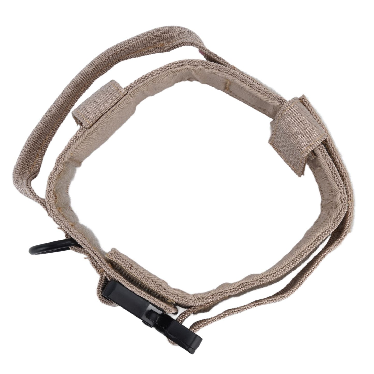 Traction Dog Collar with Buckle Nylon Iron Training Hunting Collar Pet Accessory for OutdoorKhaki XL V1294-YM0523-3117210197419