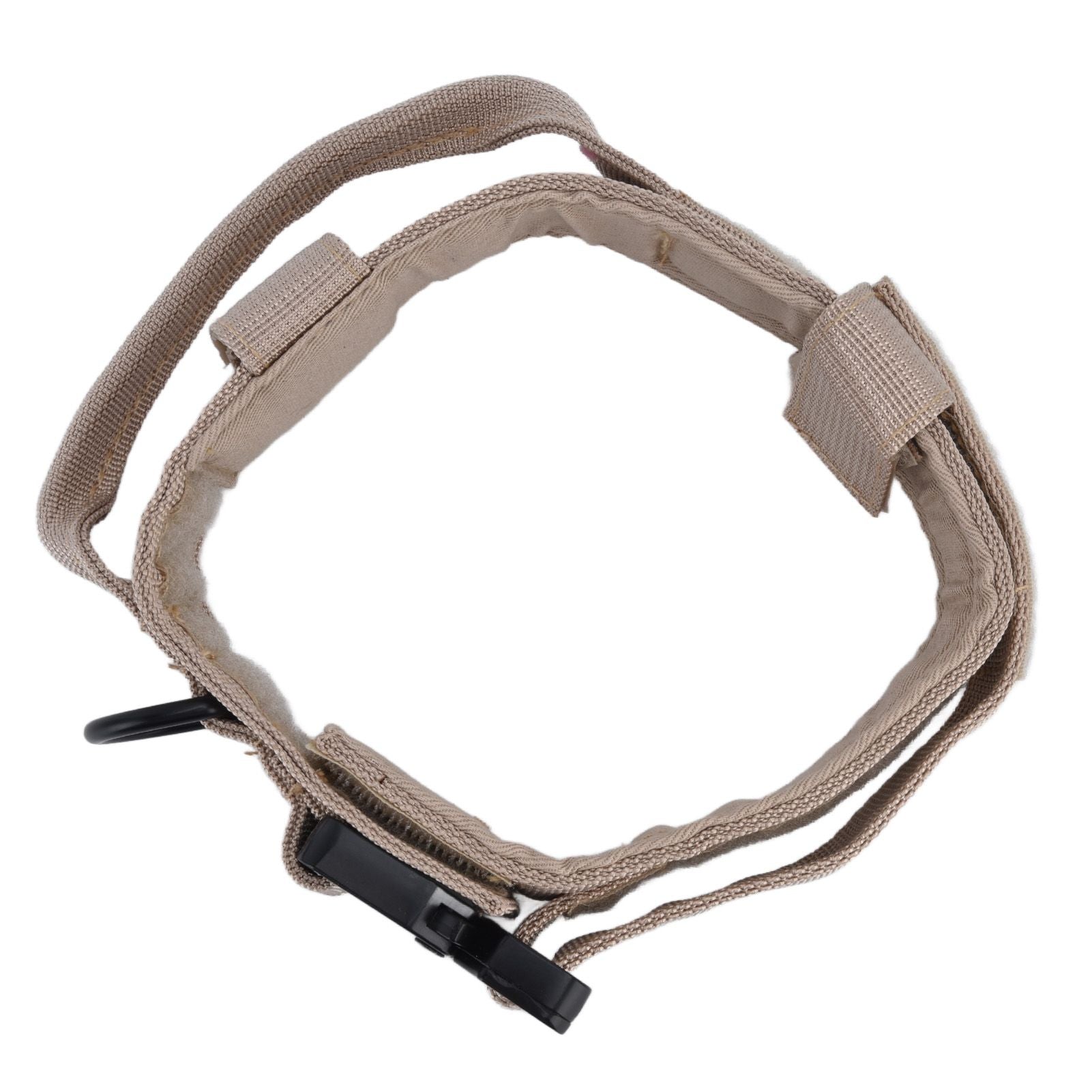 Traction Dog Collar with Buckle Nylon Iron Training Hunting Collar Pet Accessory for OutdoorKhaki XL V1294-YM0523-3117210197419
