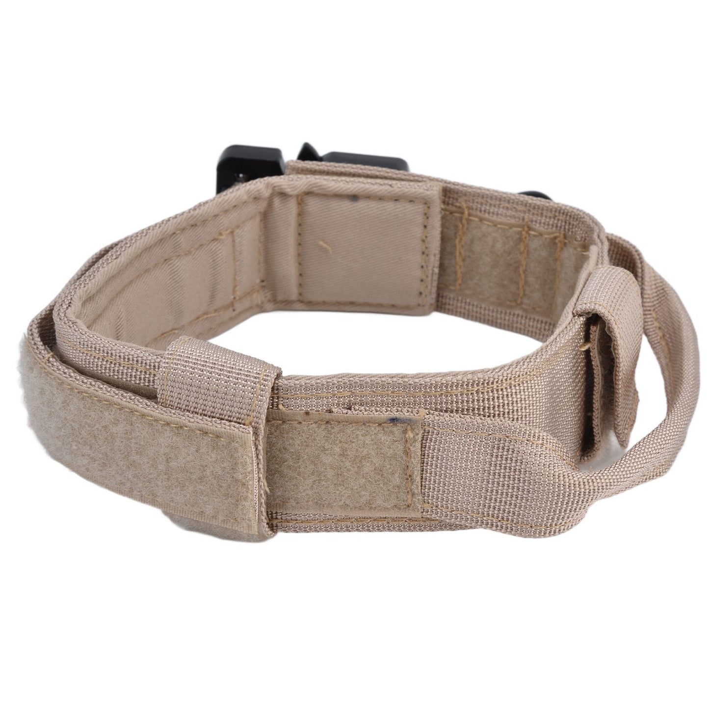 Traction Dog Collar with Buckle Nylon Iron Training Hunting Collar Pet Accessory for OutdoorKhaki XL V1294-YM0523-3117210197419
