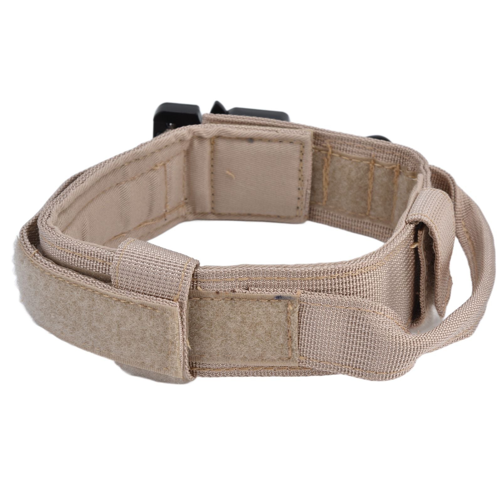 Traction Dog Collar with Buckle Nylon Iron Training Hunting Collar Pet Accessory for OutdoorKhaki XL V1294-YM0523-3117210197419