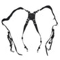 Camera Strap Dual Shoulder PU Leather Harness with D Rings Outdoor Photography Accessories V1294-YM0523-3117210198511