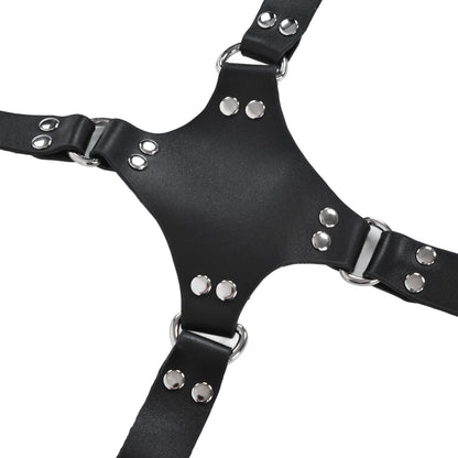 Camera Strap Dual Shoulder PU Leather Harness with D Rings Outdoor Photography Accessories V1294-YM0523-3117210198511