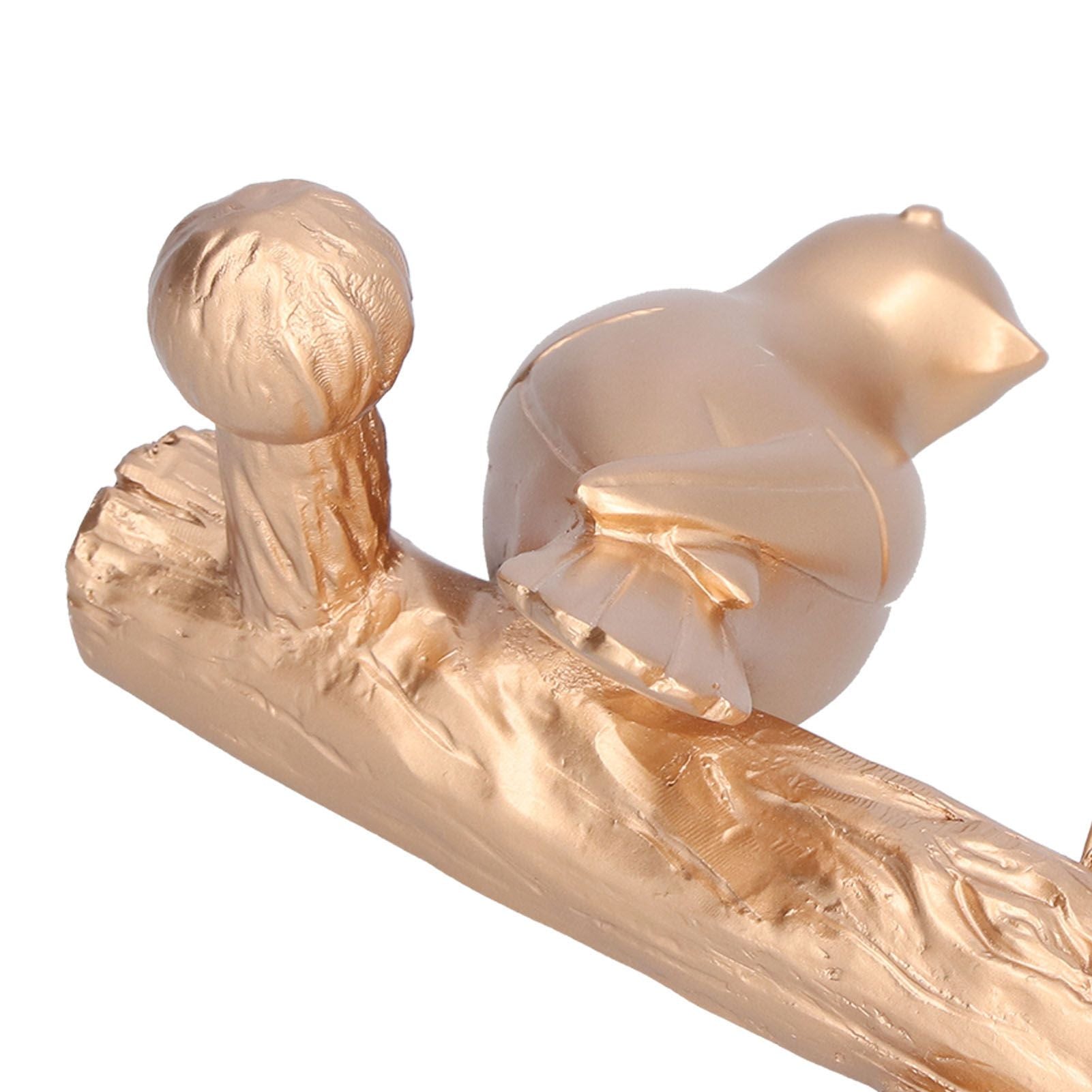 Decorative Hook Golden Bird Branch Wall Mounted Hook for Home Dining Room Kitchen Coffee ShopGold V1294-YM0523-3117210199413
