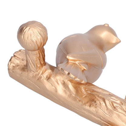 Decorative Hook Golden Bird Branch Wall Mounted Hook for Home Dining Room Kitchen Coffee ShopGold V1294-YM0523-3117210199413
