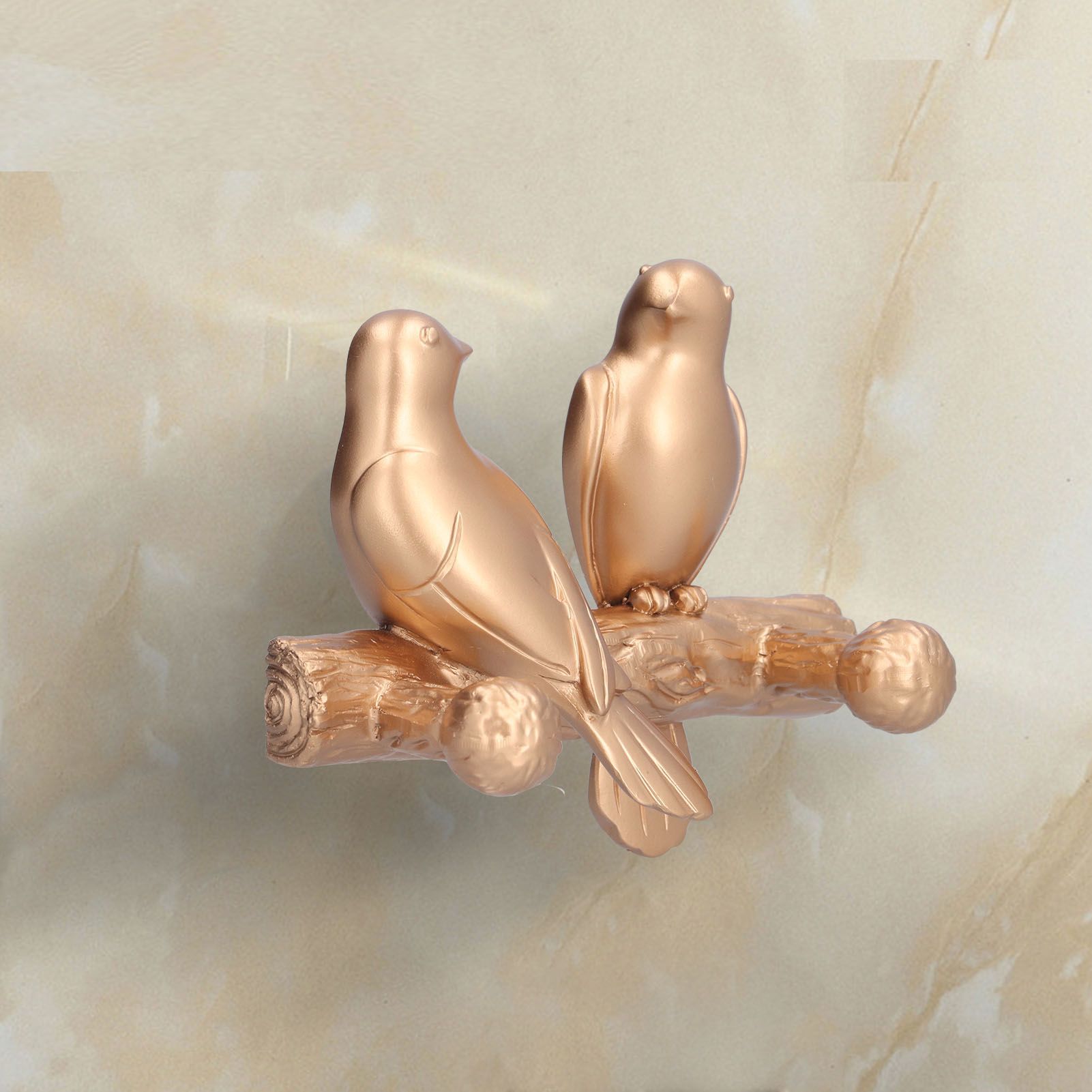 Decorative Hook Golden Bird Branch Wall Mounted Hook for Home Dining Room Kitchen Coffee ShopGold V1294-YM0523-3117210199413