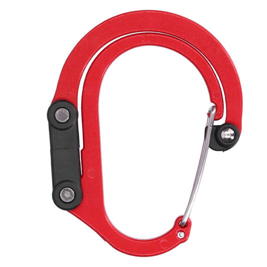 Climbing Carabiner D Type Carabiner Hook Aluminium Alloy Hanging Carabiner Clip for OutdoorRed V1294-YM0523-3117210199511