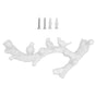Resin Bird Hooks Wall Mounted Coat Key Hanger Creative 3D Home Decoration AccessoriesS(29.5cm) V1294-YM0523-3117210199611