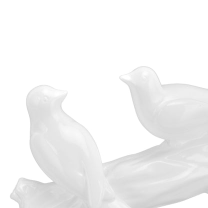 Resin Bird Hooks Wall Mounted Coat Key Hanger Creative 3D Home Decoration AccessoriesS(29.5cm) V1294-YM0523-3117210199611