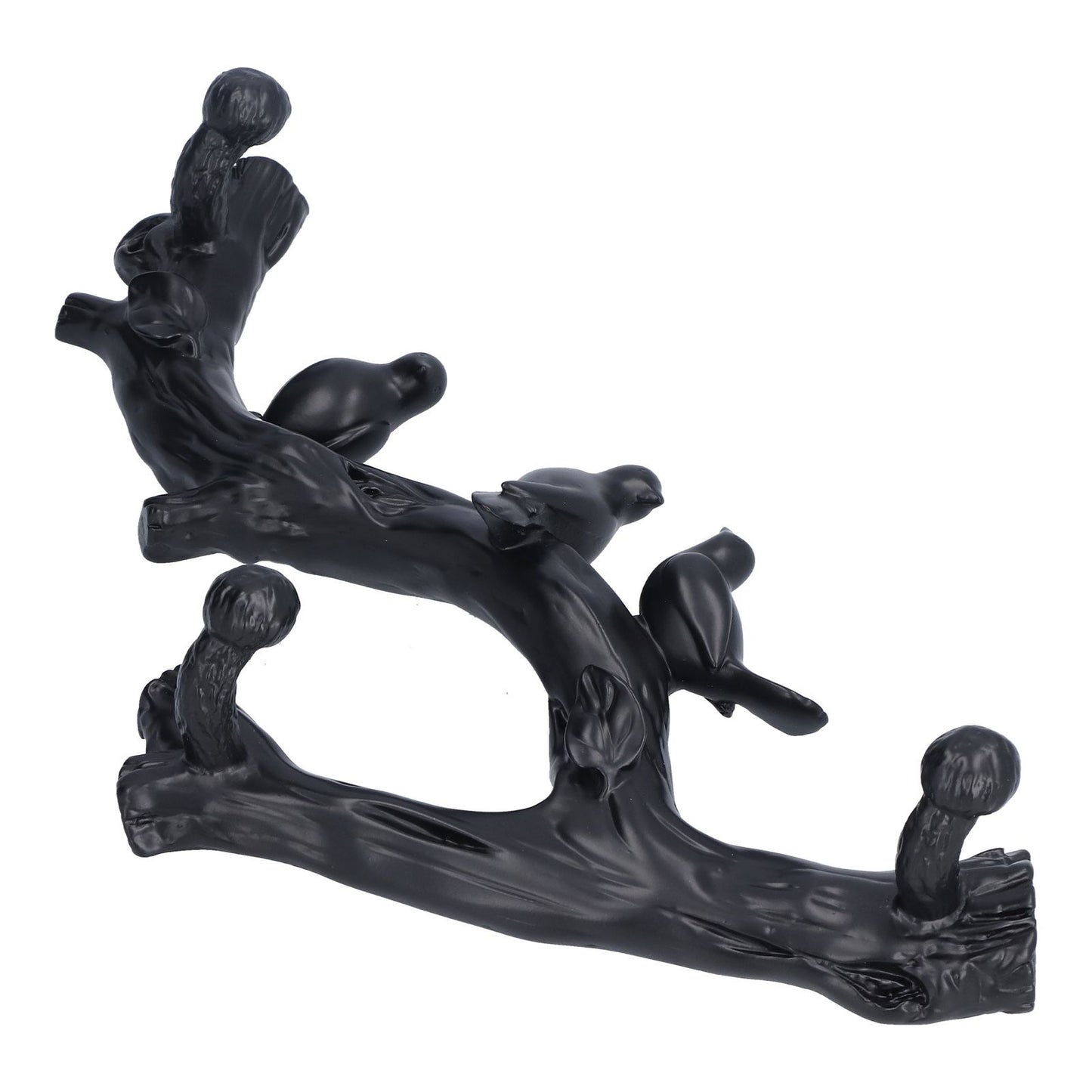 Decorative Hook Black Bird Branch Shape Three Dimensional Wall Mounted Home Decoration AccessoriesSmall V1294-YM0523-3117210199711