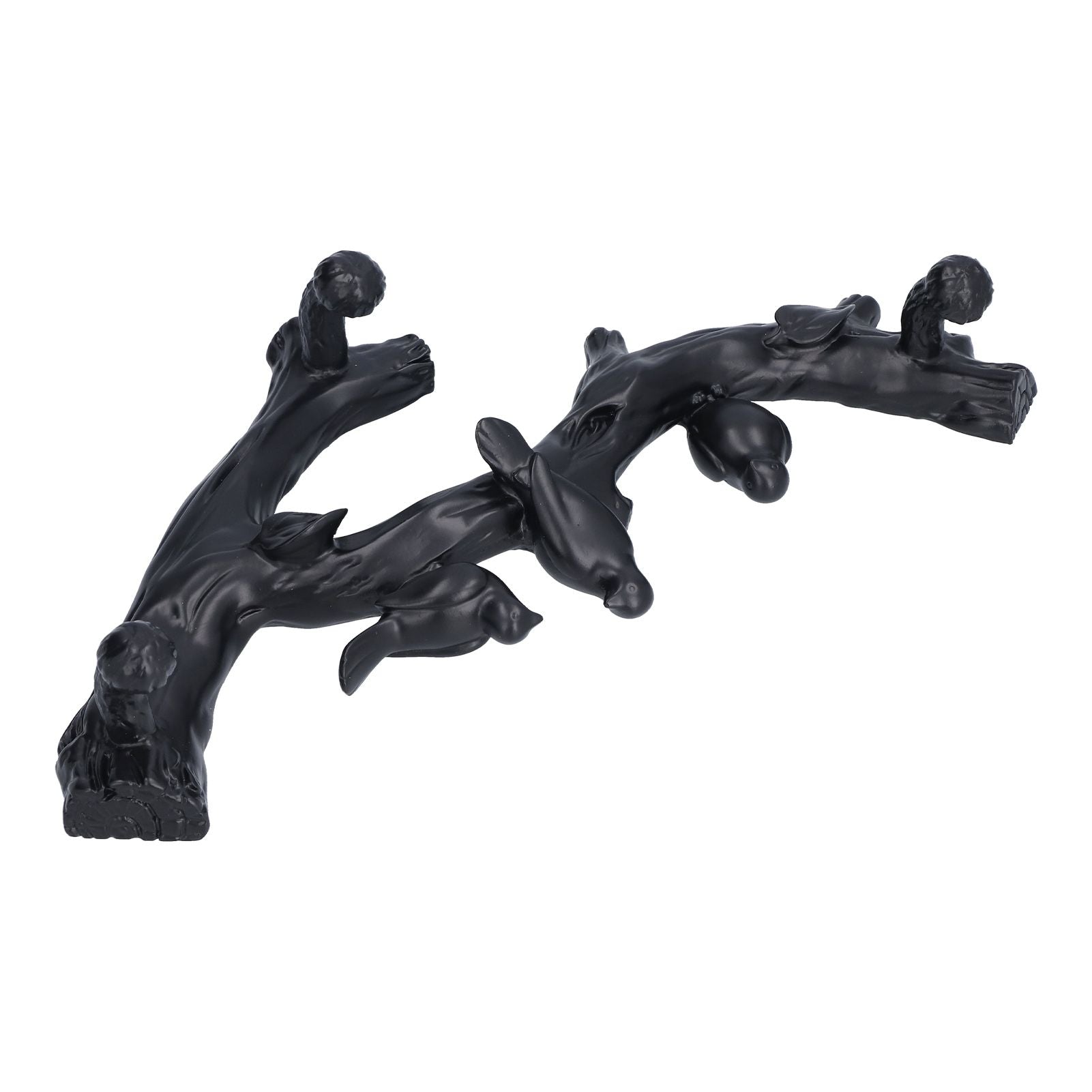 Decorative Hook Black Bird Branch Shape Three Dimensional Wall Mounted Home Decoration AccessoriesSmall V1294-YM0523-3117210199711