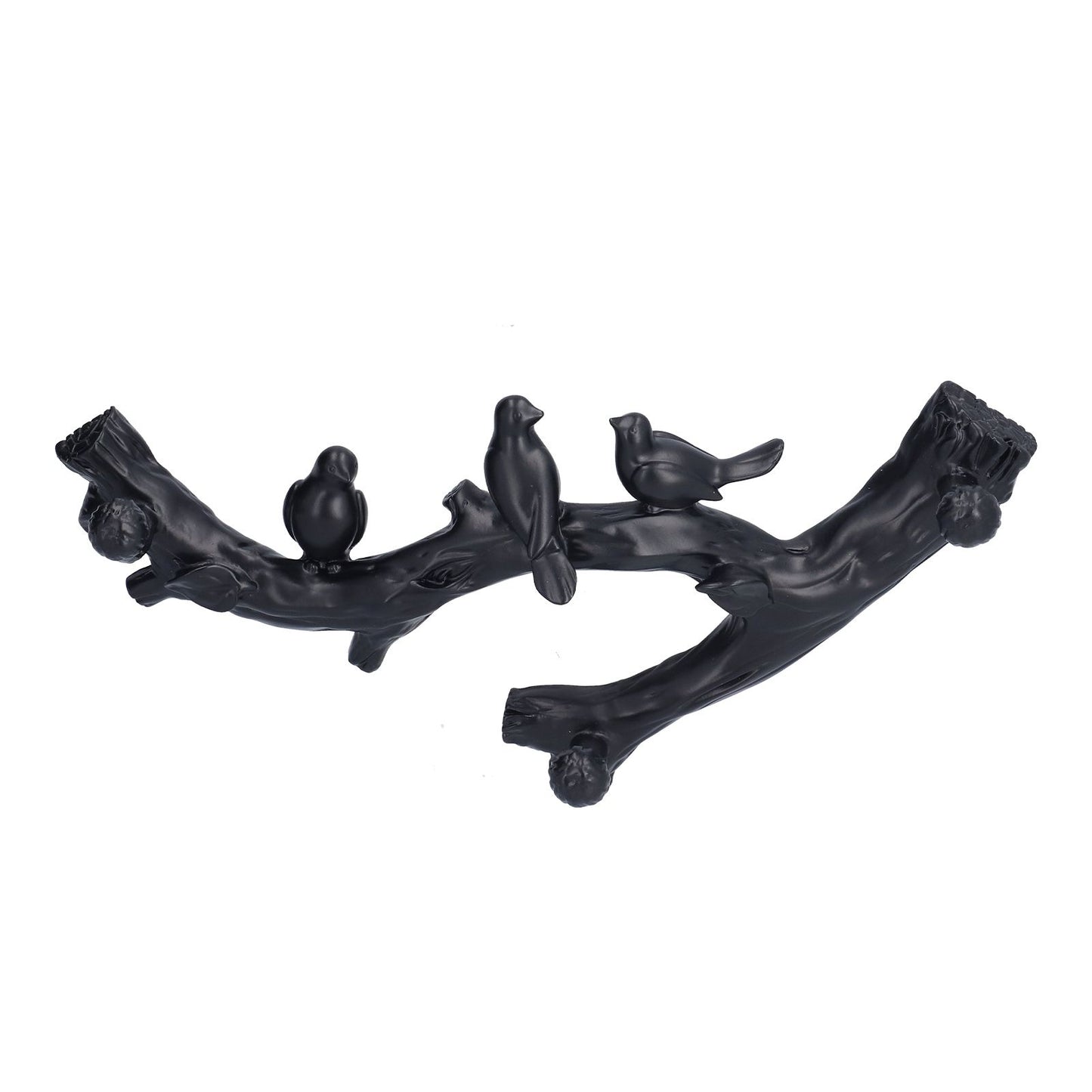 Decorative Hook Black Bird Branch Shape Three Dimensional Wall Mounted Home Decoration AccessoriesSmall V1294-YM0523-3117210199711