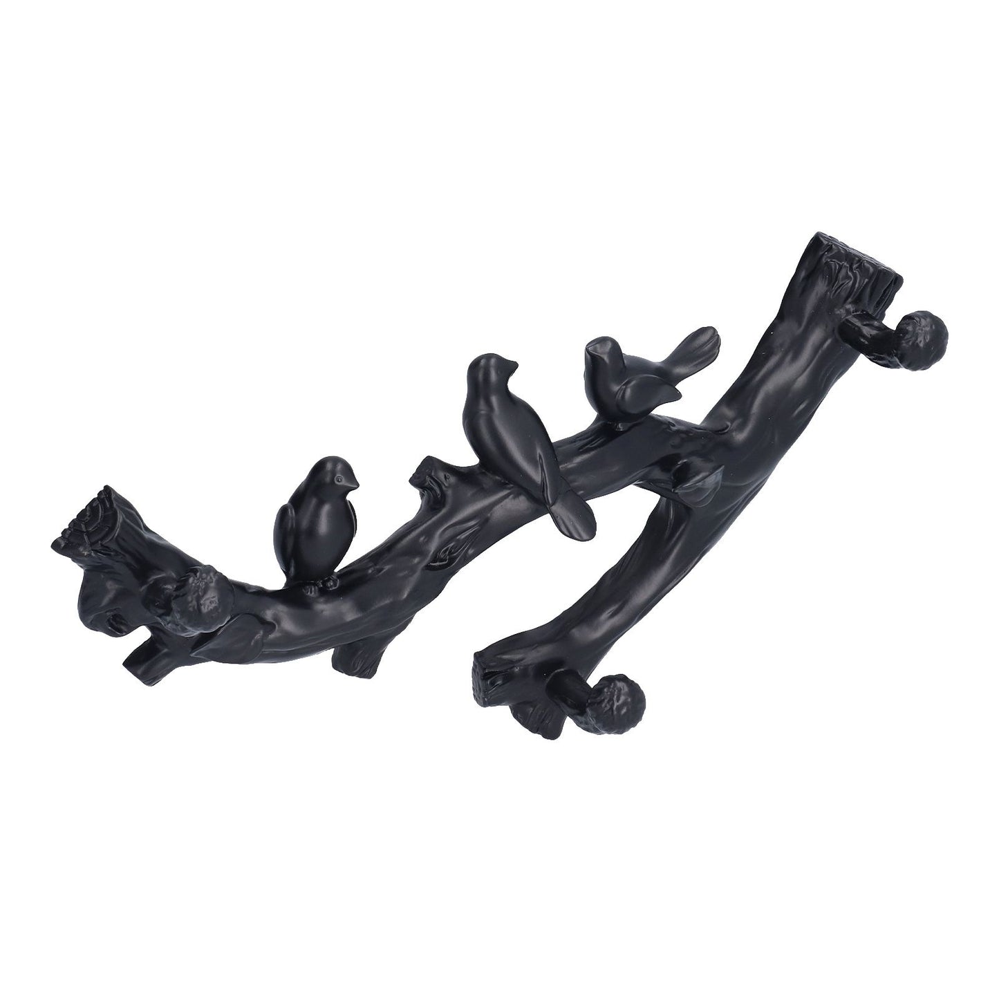 Decorative Hook Black Bird Branch Shape Three Dimensional Wall Mounted Home Decoration AccessoriesSmall V1294-YM0523-3117210199711