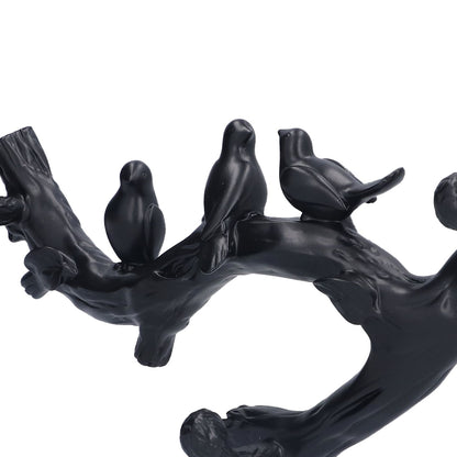 Decorative Hook Black Bird Branch Shape Three Dimensional Wall Mounted Home Decoration AccessoriesSmall V1294-YM0523-3117210199711