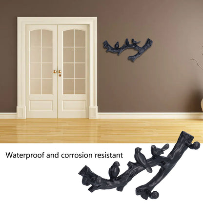 Decorative Hook Black Bird Branch Shape Three Dimensional Wall Mounted Home Decoration AccessoriesSmall V1294-YM0523-3117210199711