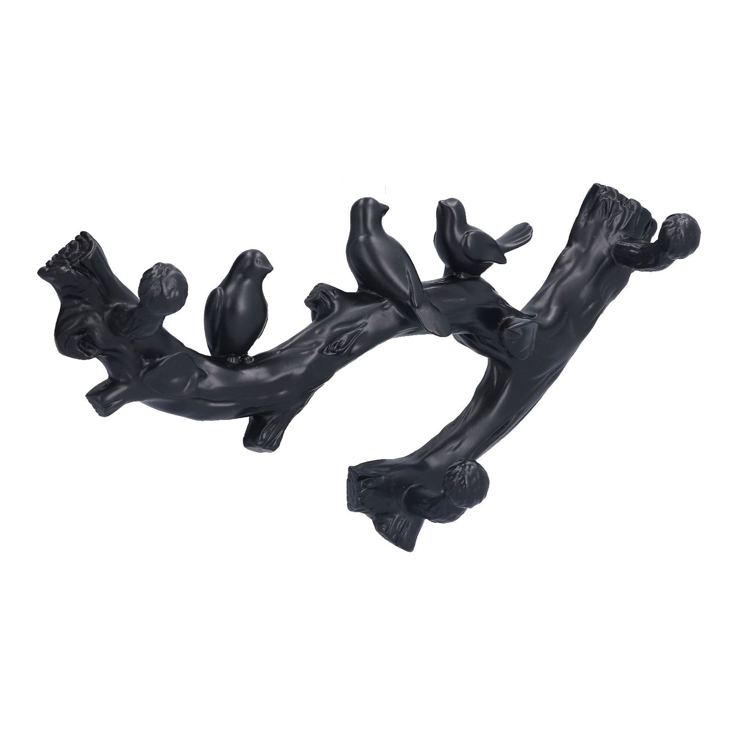 Decorative Hook Black Bird Branch Shape Three Dimensional Wall Mounted Home Decoration AccessoriesSmall V1294-YM0523-3117210199711