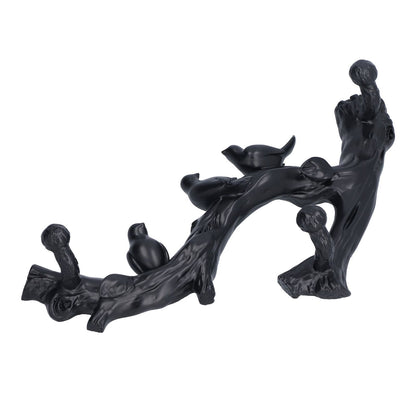 Decorative Hook Black Bird Branch Shape Three Dimensional Wall Mounted Home Decoration AccessoriesSmall V1294-YM0523-3117210199711
