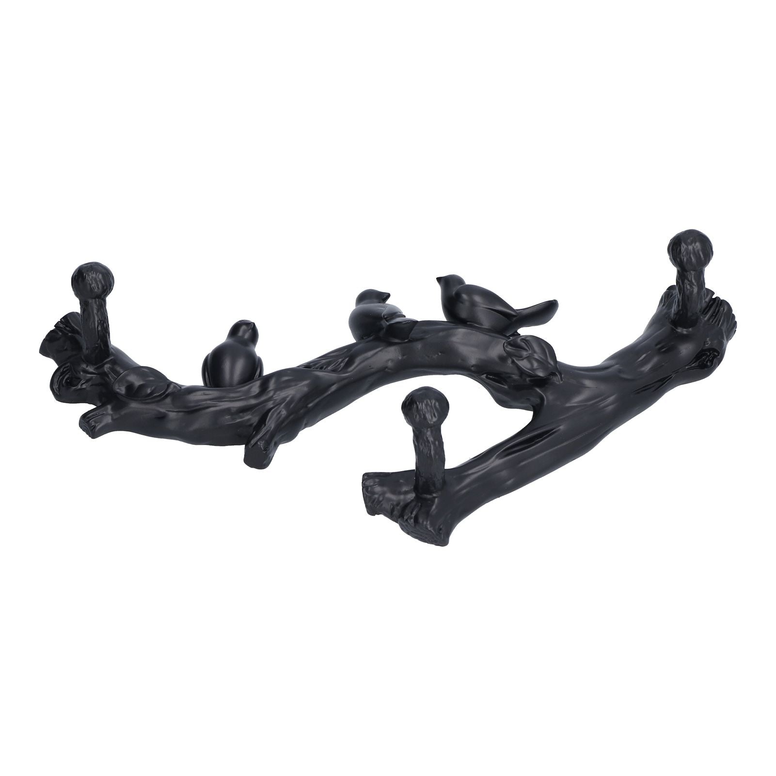 Decorative Hook Black Bird Branch Shape Three Dimensional Wall Mounted Home Decoration AccessoriesSmall V1294-YM0523-3117210199711