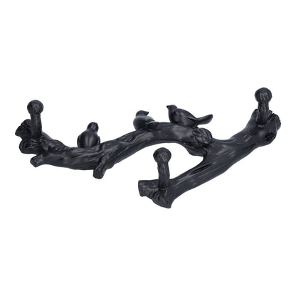 Decorative Hook Black Bird Branch Shape Three Dimensional Wall Mounted Home Decoration AccessoriesSmall V1294-YM0523-3117210199711