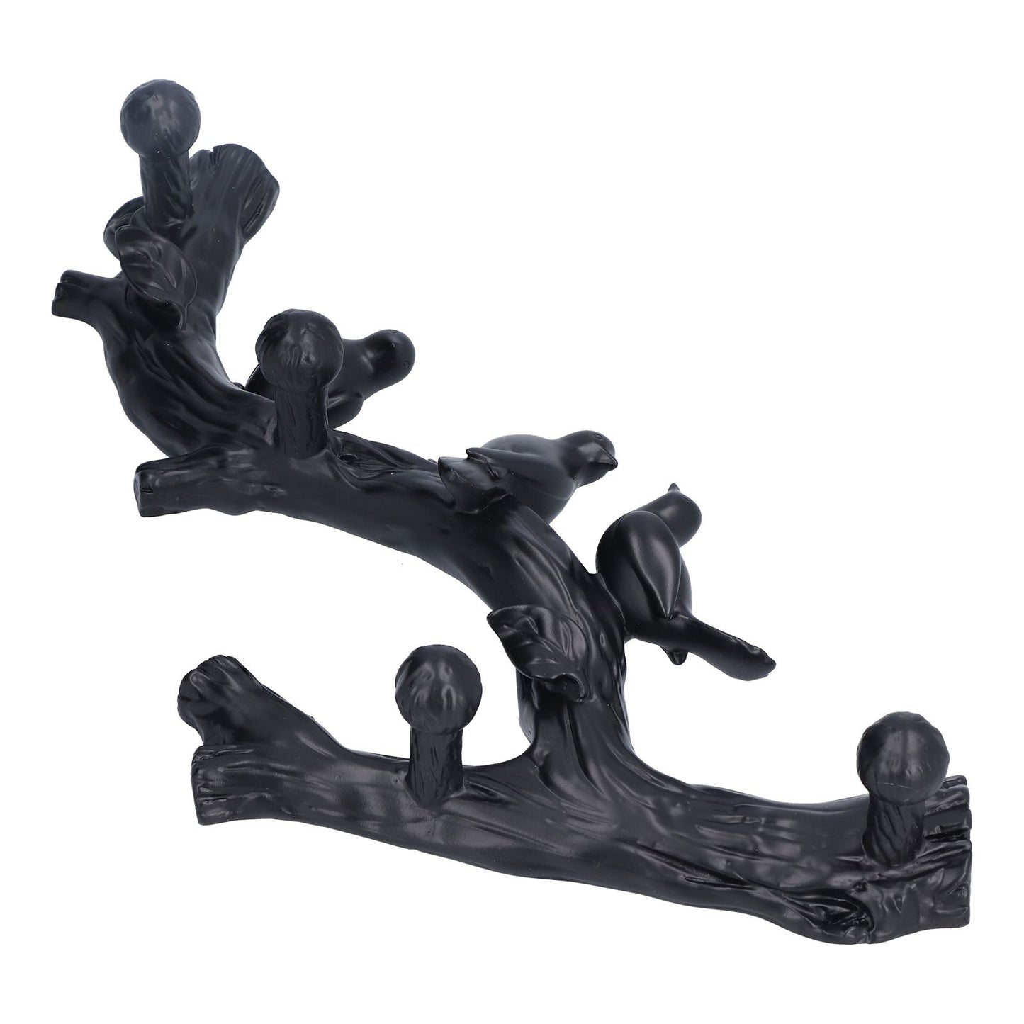 Decorative Hook Black Bird Branch Shape Three Dimensional Wall Mounted Home Decoration AccessoriesMedium V1294-YM0523-3117210199712