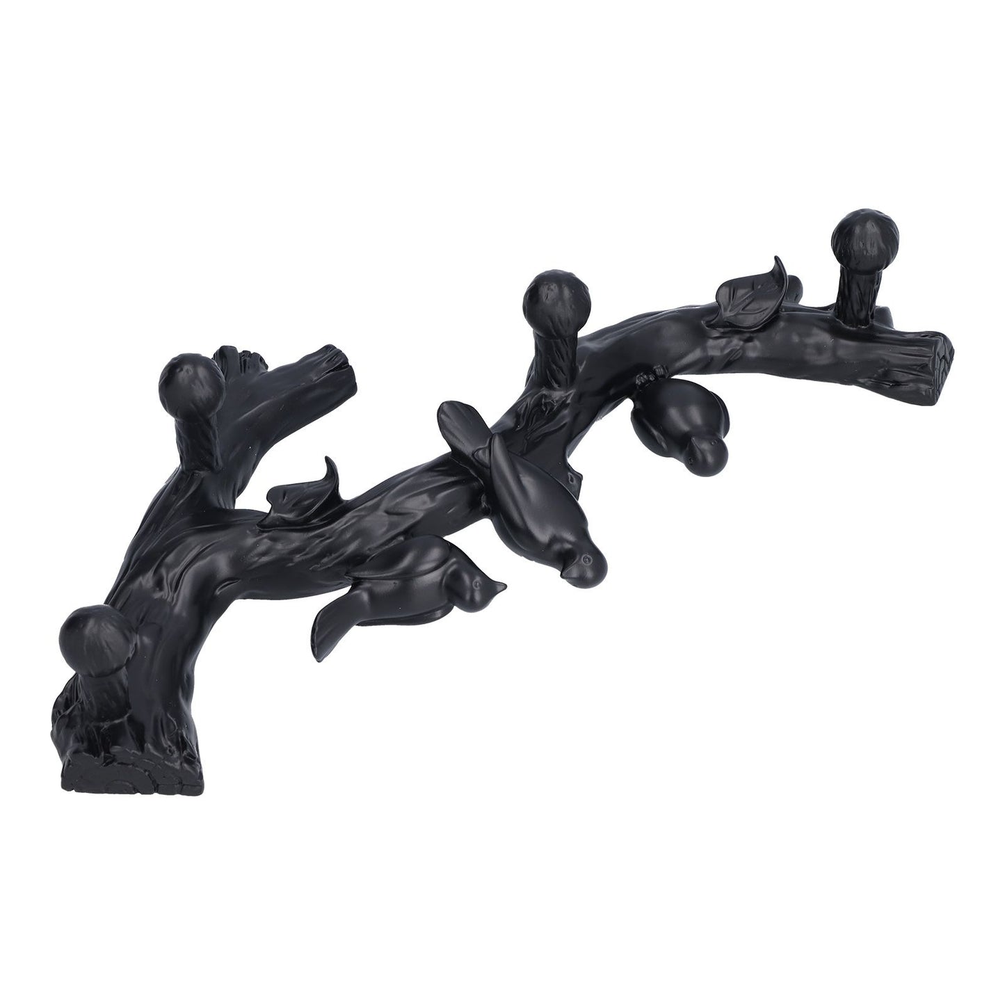 Decorative Hook Black Bird Branch Shape Three Dimensional Wall Mounted Home Decoration AccessoriesMedium V1294-YM0523-3117210199712