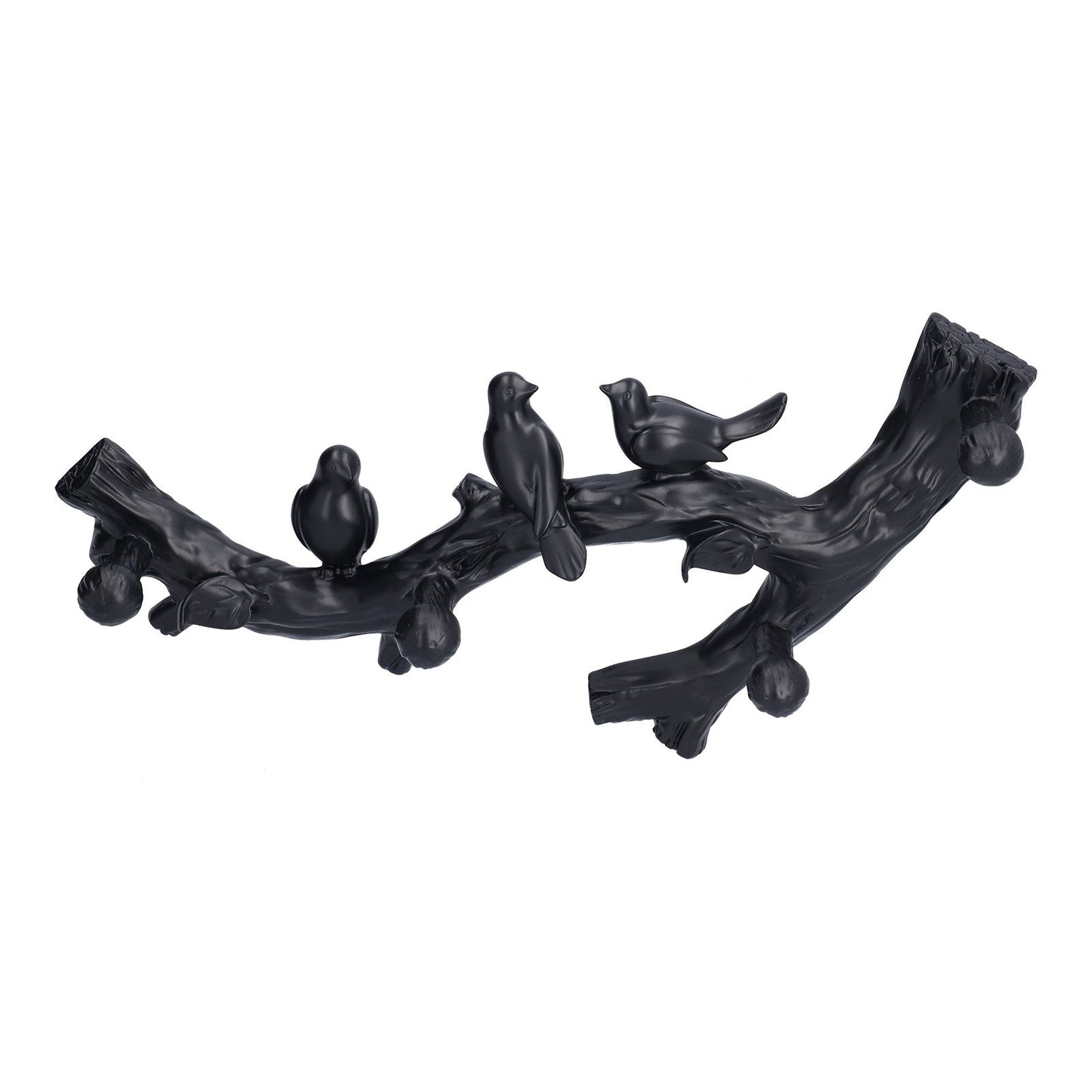 Decorative Hook Black Bird Branch Shape Three Dimensional Wall Mounted Home Decoration AccessoriesMedium V1294-YM0523-3117210199712