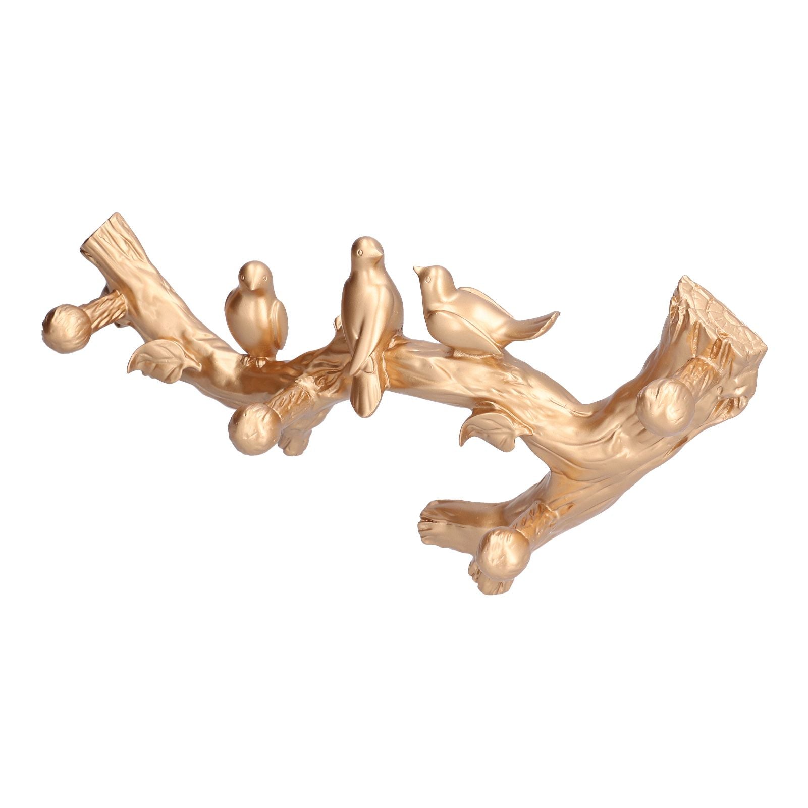 Decorative Hook Golden Bird Branch Shape Three Dimensional Wall Mounted Home Decoration AccessoriesMedium V1294-YM0523-3117210199812