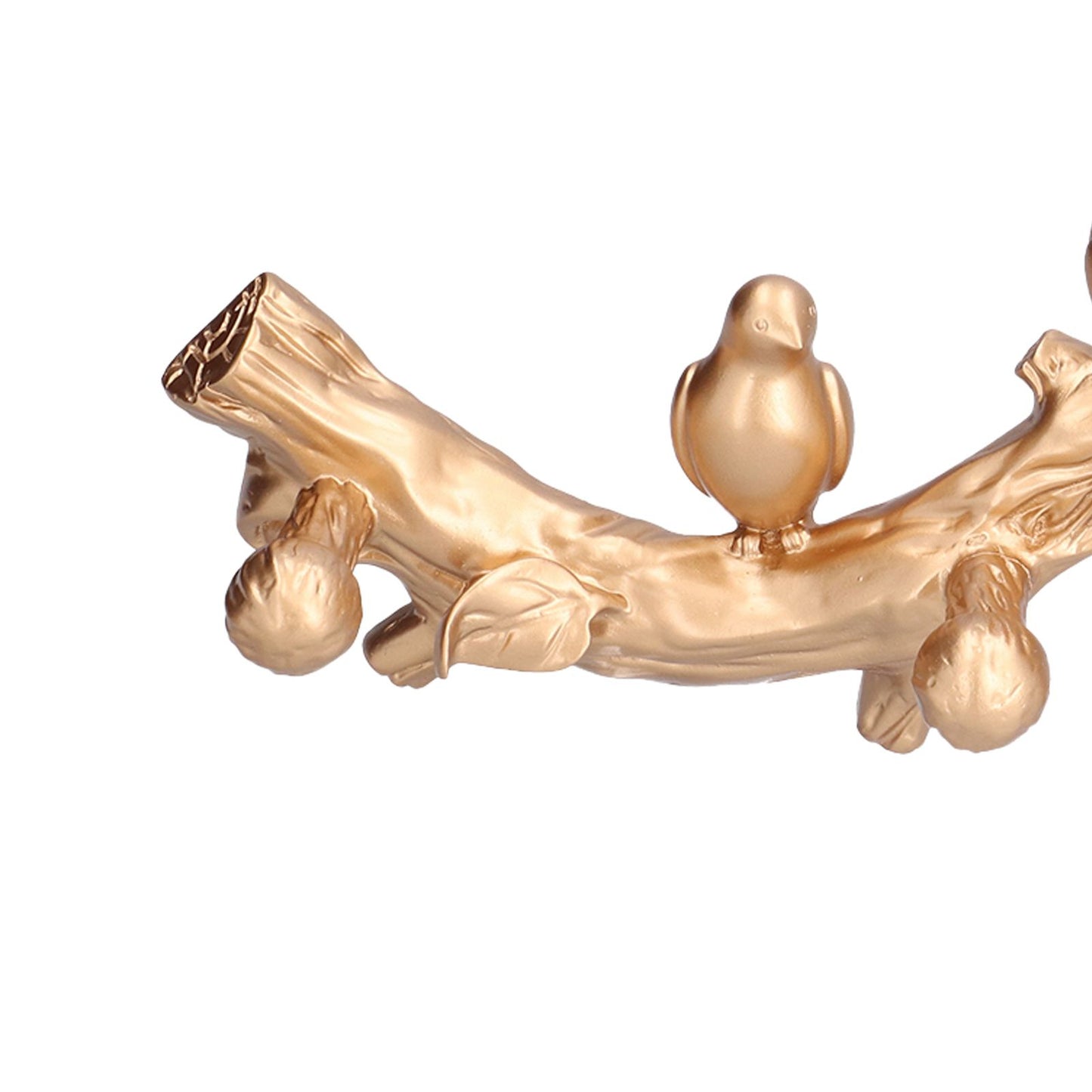Decorative Hook Golden Bird Branch Shape Three Dimensional Wall Mounted Home Decoration AccessoriesMedium V1294-YM0523-3117210199812