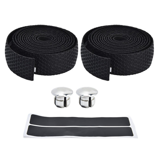Handlebar Tape Quick Dry Anti Slip Tape Synthetic Sponge Bicycle Cycling Wrap Tape for Outdoor ExerciseBlack V1294-YM0523-3117210200511