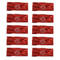 10Pcs Chair Cover Bands Elastic Stretch Sashes Bows for Wedding Banquet Hotel DecorationBright Red V1294-YM0523-3117210201011