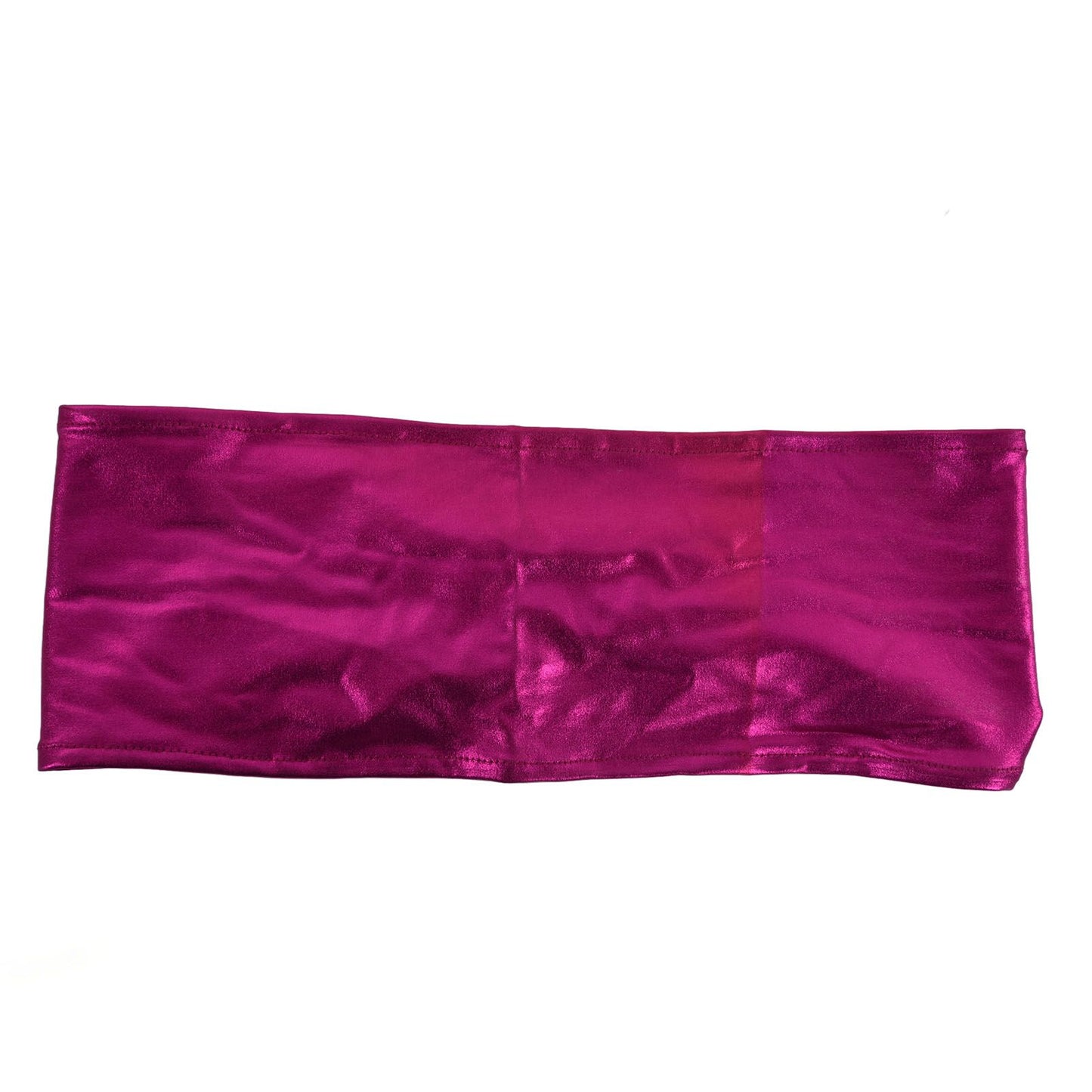 10Pcs Chair Cover Bands Elastic Stretch Sashes Bows for Wedding Banquet Hotel DecorationRose Red V1294-YM0523-3117210201013