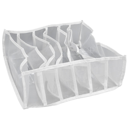 Underwear Storage Box Breathable Foldable Multiple Cells Drawer Organizer for Bras Socks6 Cells V1294-YM0523-3117210201611
