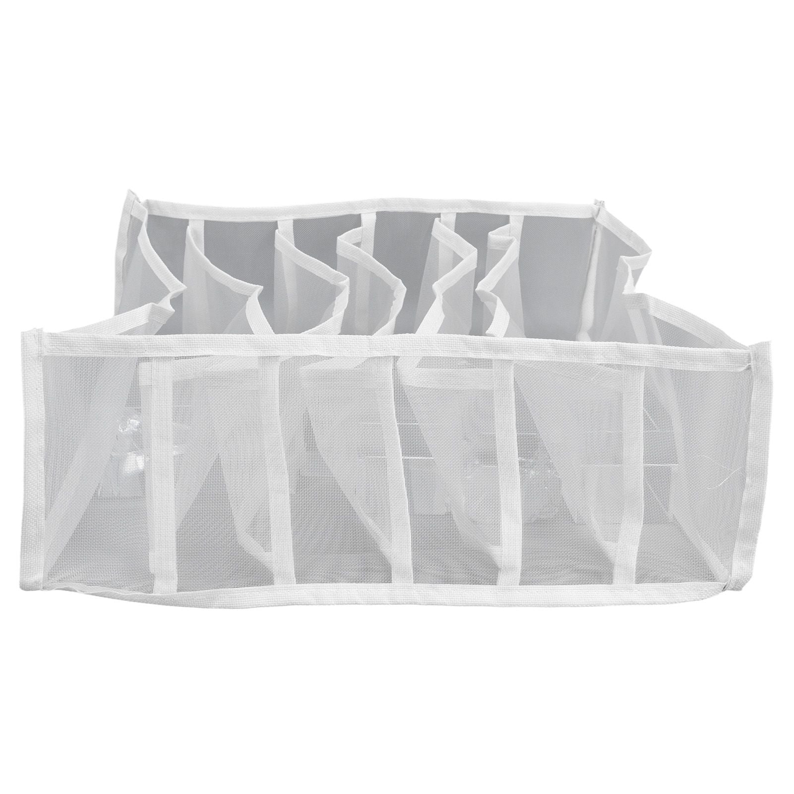 Underwear Storage Box Breathable Foldable Multiple Cells Drawer Organizer for Bras Socks6 Cells V1294-YM0523-3117210201611