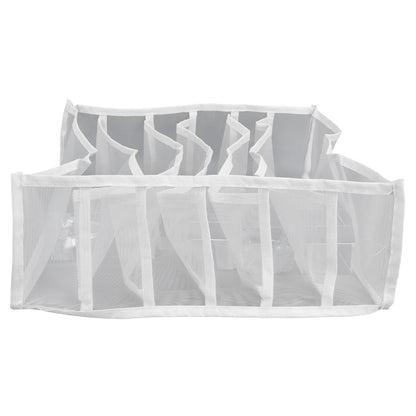 Underwear Storage Box Breathable Foldable Multiple Cells Drawer Organizer for Bras Socks6 Cells V1294-YM0523-3117210201611