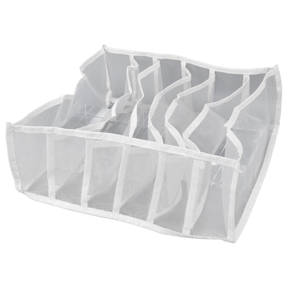 Underwear Storage Box Breathable Foldable Multiple Cells Drawer Organizer for Bras Socks6 Cells V1294-YM0523-3117210201611