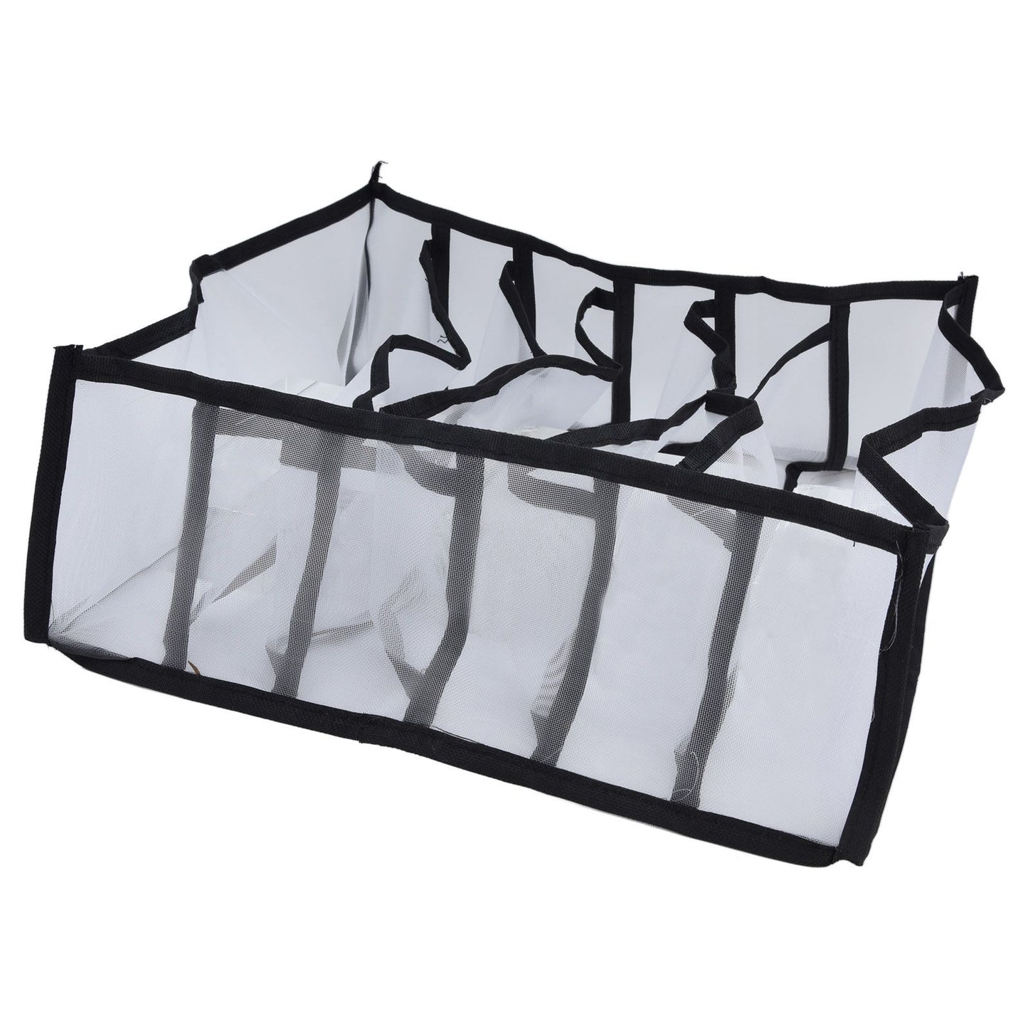 Mesh Bras Storage Box Multi Purpose Foldable Drawer Divider for Underwear Panties Socks6 Cells V1294-YM0523-3117210201711