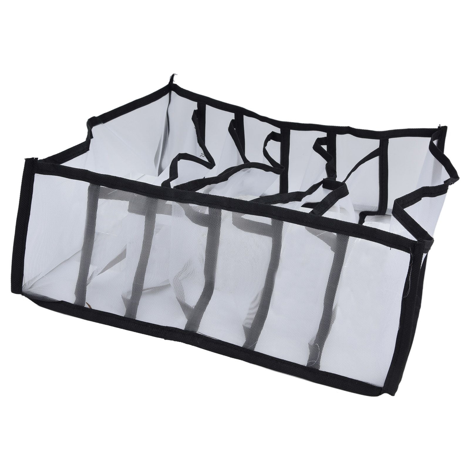 Mesh Bras Storage Box Multi Purpose Foldable Drawer Divider for Underwear Panties Socks6 Cells V1294-YM0523-3117210201711