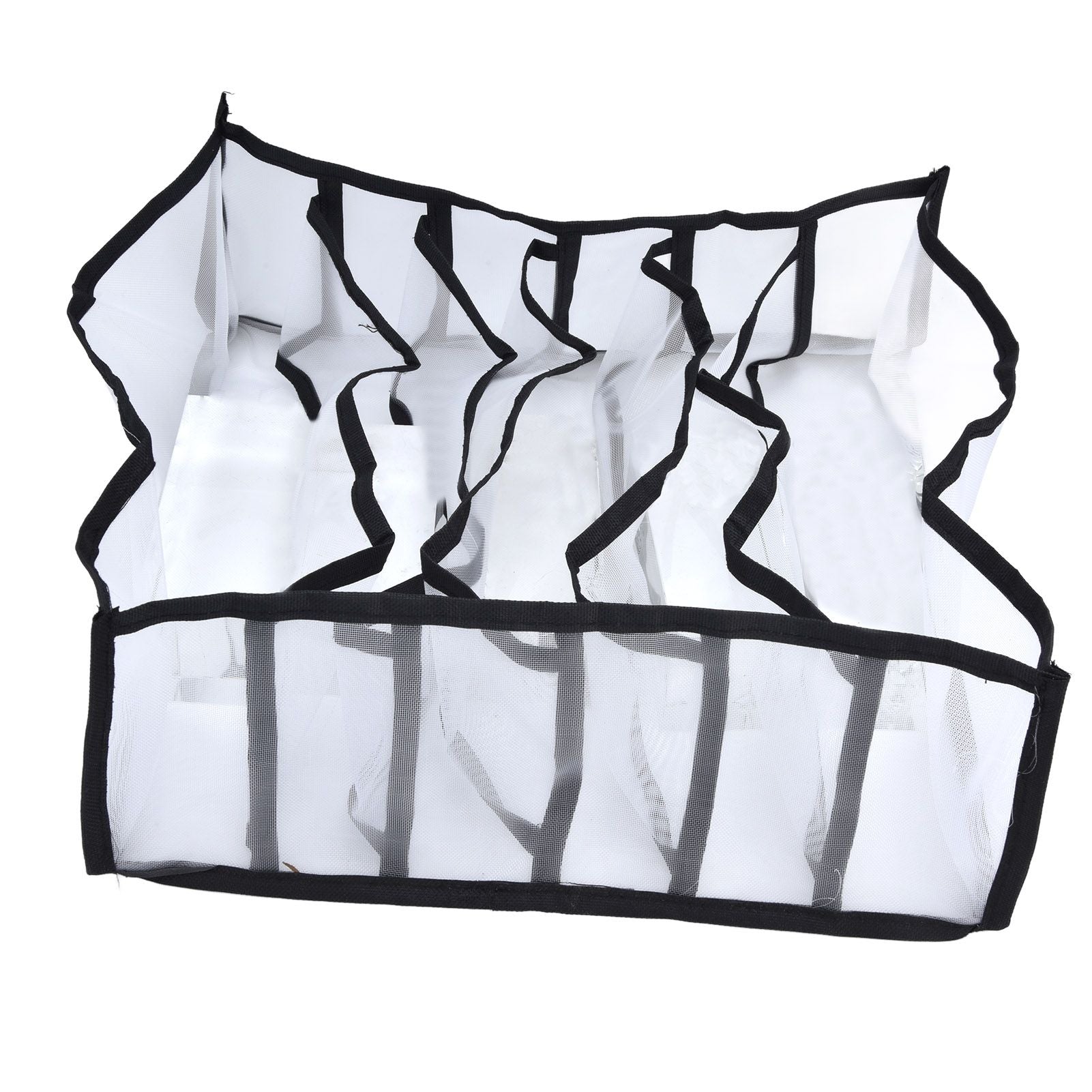 Mesh Bras Storage Box Multi Purpose Foldable Drawer Divider for Underwear Panties Socks6 Cells V1294-YM0523-3117210201711