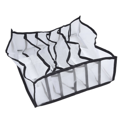 Mesh Bras Storage Box Multi Purpose Foldable Drawer Divider for Underwear Panties Socks6 Cells V1294-YM0523-3117210201711