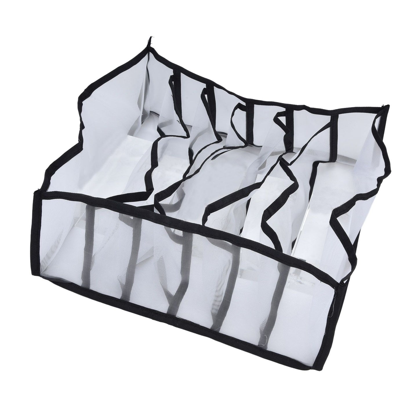 Mesh Bras Storage Box Multi Purpose Foldable Drawer Divider for Underwear Panties Socks6 Cells V1294-YM0523-3117210201711